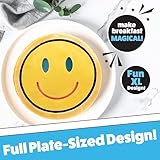 CucinaPro XL Smiley Face Pancake Pan, 10-Inch, Nonstick, Aluminum, With Edible Food Markers, Perfect for Kids' Arts & Crafts, Easy Cleanup - Image 2