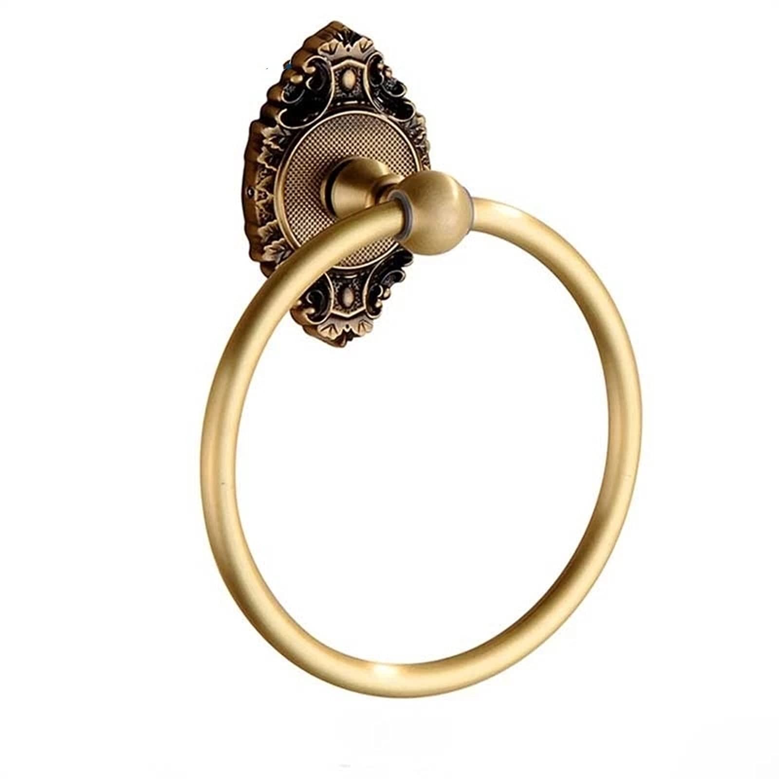 LMYSXAOZ LNNSHX Towel Rings Antique Rack Design Ring Wall Mounted for Kitchen Bathrooms