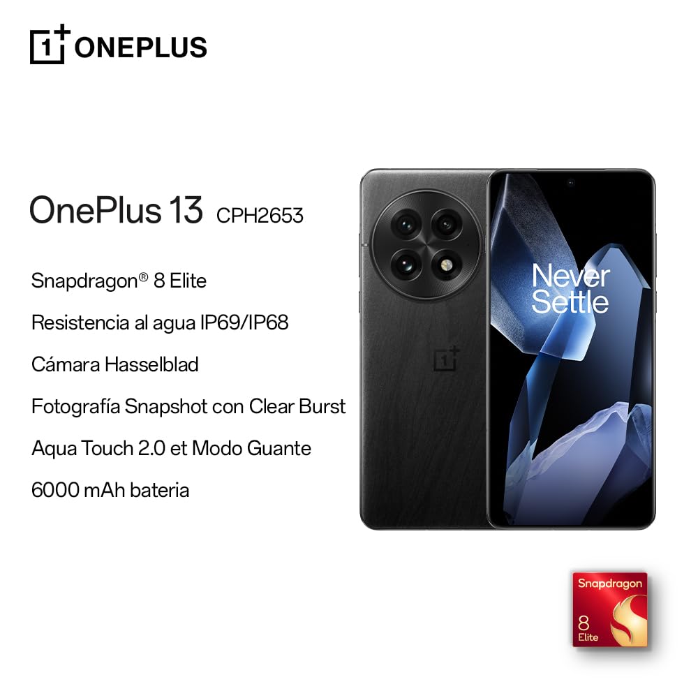 OnePlus 13, 5G Dual Sim, Global Version (Black Eclipse, 16GB+512GB