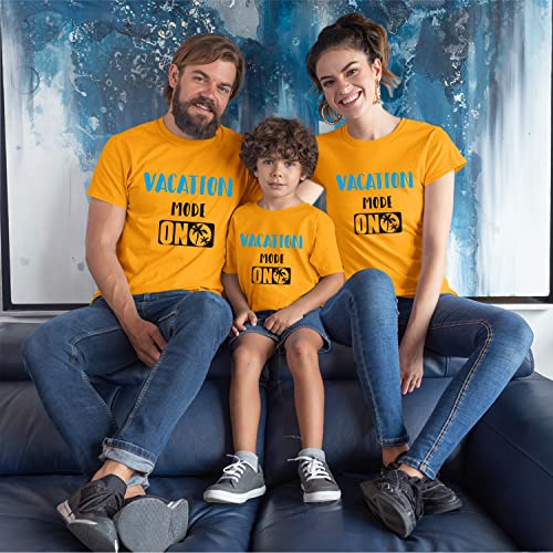 Image of Hangout Hub Family T-Shirts|Regular Fit|Cotton|Twinning Combo Dress| Setof3