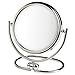 Jerdon MC310C 3-Inch Mini Folding Travel Mirror with 10x Magnification and Velveteen Storage Pouch, Chrome Finish