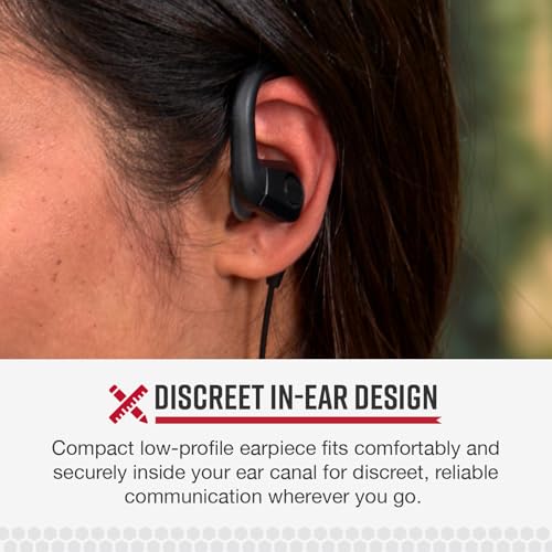 Image of Cobra 2.5mm C-Style in-Ear Headset - Compact Low-Profile Communication Earpiece for Two-Way Radios with Discreet Design and Clear Audio Quality