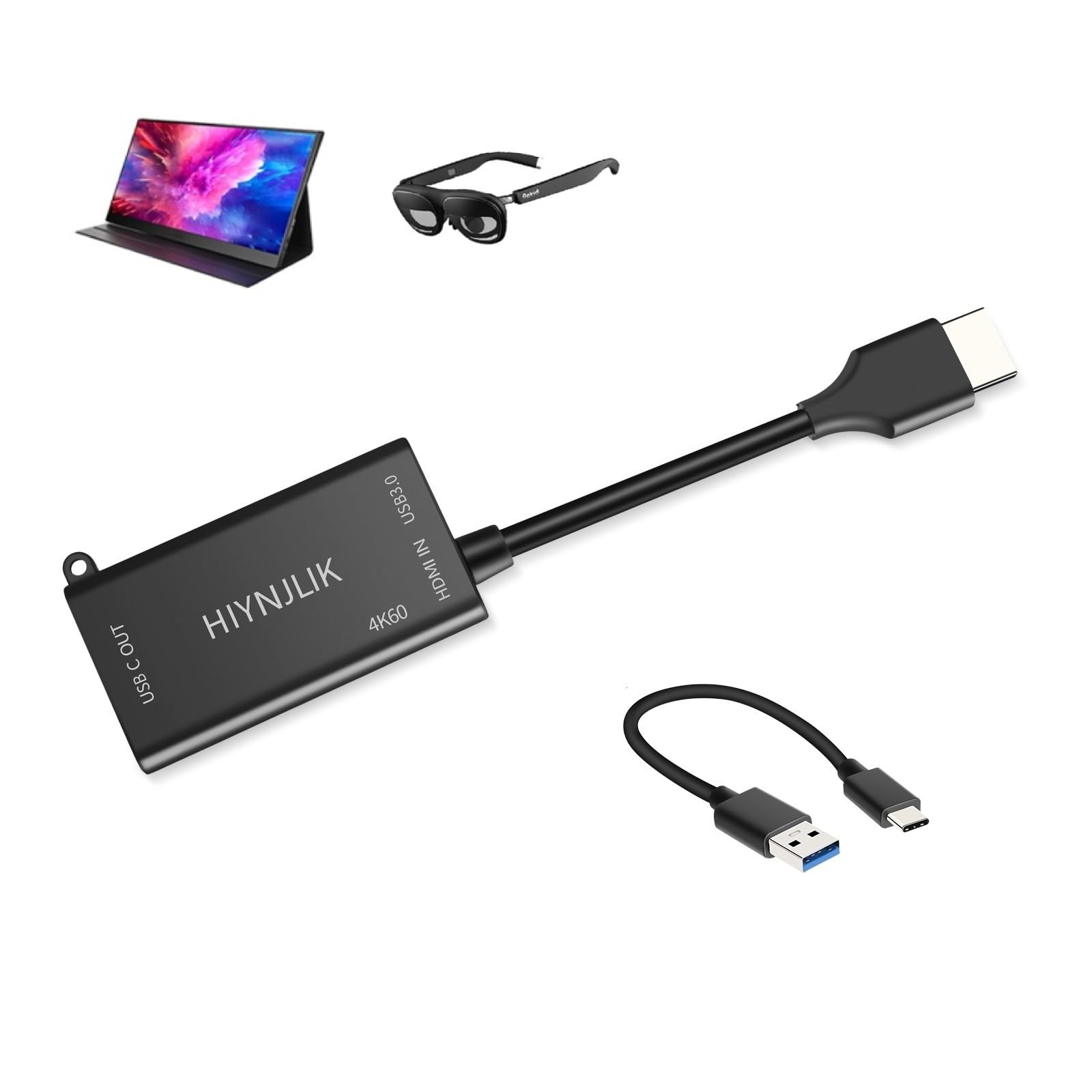 Amazon.co.jp: HDMI to Type-C 変換アダプタ,USB3.0 と HDMI2.0 to USB