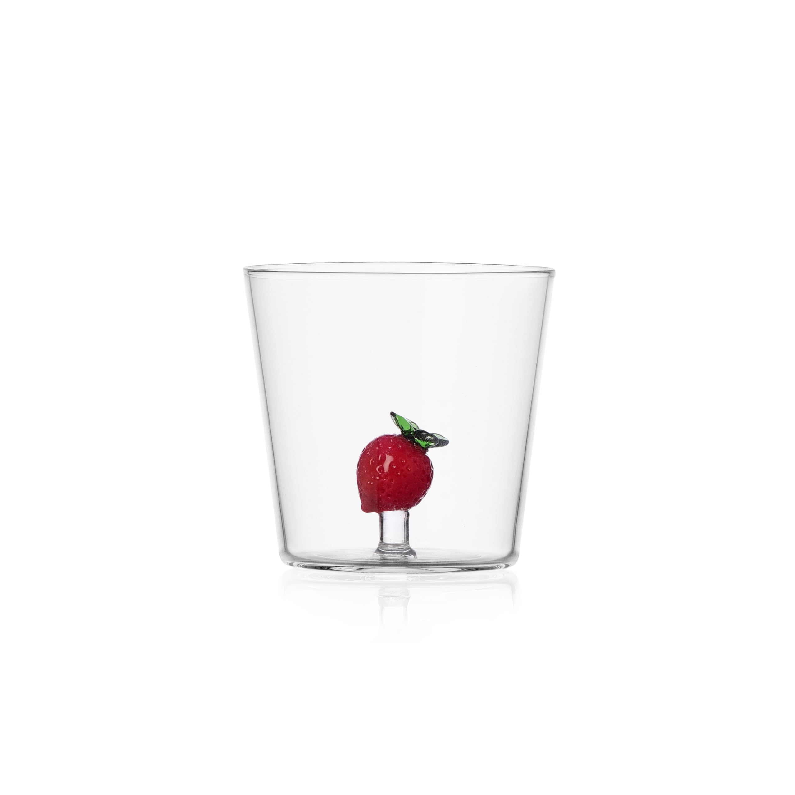 Ichendorf Milano Set mit 6 Wassergläsern aus der Kollektion Fruits & Flowers, Borosilikatglas, Tumbler, Trinkglas, Zuhause, 200 ml