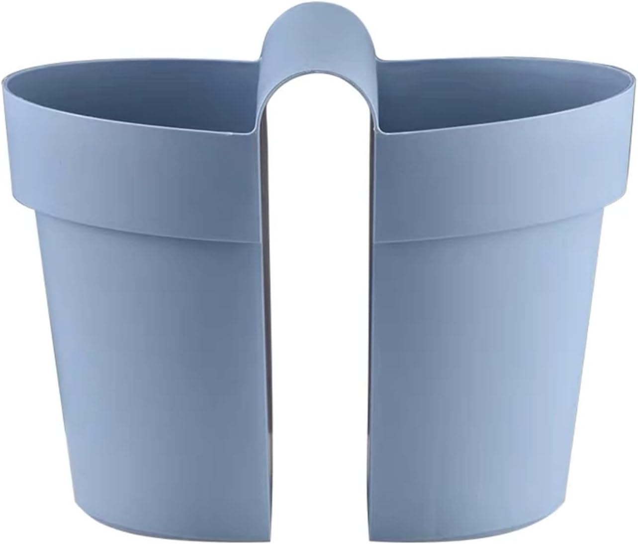 Double-Sided Hanging Rail Planter,Hanging Planter Bucket Flower Holders,for Railing Fence Balcony Garden Home Decoration