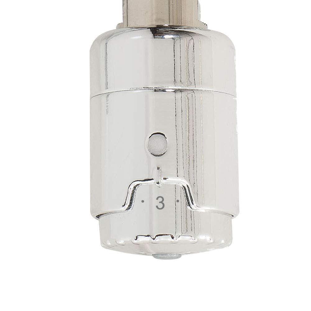 Thermostatic Electric Heating Elements 150W Rica "Atlantis" Chrome Thermostatic Electric Heating Element For Radiators And Towel Rails (Can Be Installed Vertically Or Horizontally)