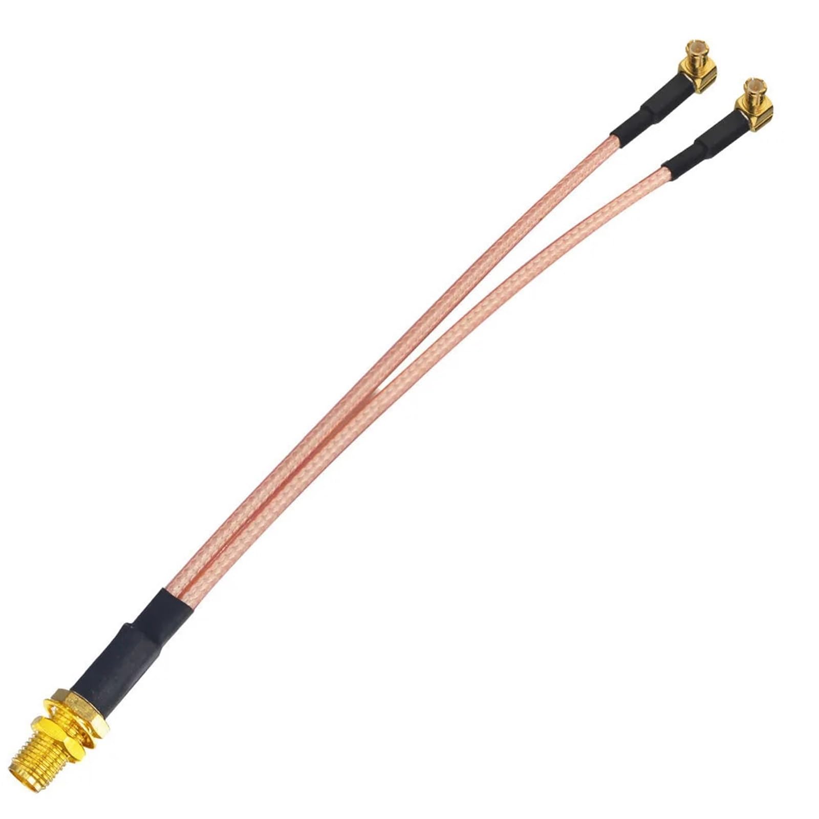 10 pezzi SMA femmina a Y tipo 2 X MCX maschio connettore splitter combinatore cavo pigtail RG 316 5 cm (5 cm)