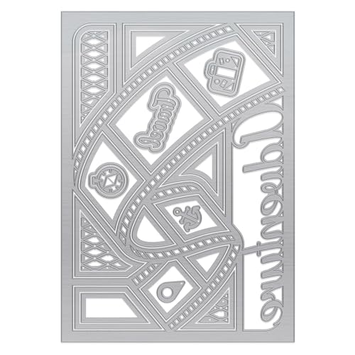 Die Set-Sentimental Frames Adventure Tonic Studios pour découpe scrapbooking