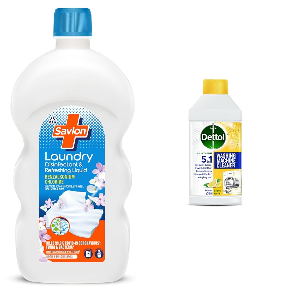 ITC Savlon Laundry Disinfectant & Refreshing Liquid 890ml | After-Detergent Wash | Kills 99.9% Bacteria Fungi | 72-Hour Fresh Fragrance | Safe on Clothes | No Bleach | Contains Benzalkonium Chloride-image-17