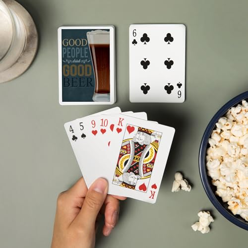Baraja Good People Drink Good Beer, 52 Cartas Póker miniatura 2