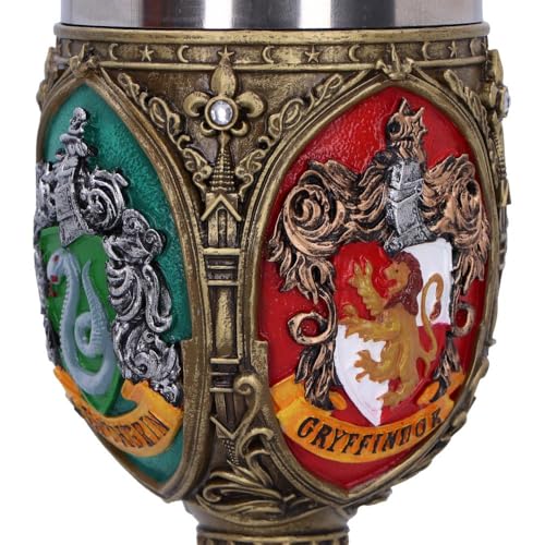 Copa Harry Potter Hogwarts Nemesis Now de resina pintada a mano 6