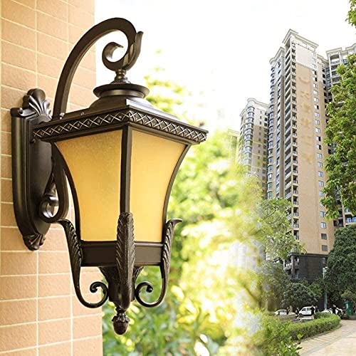 Applique murale lanterne décor à la maison luminaire extérieur en aluminium