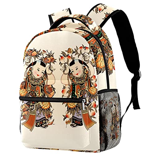 Bolsa para hombres y mujeres con diseño Fuwa un regalo cultural original