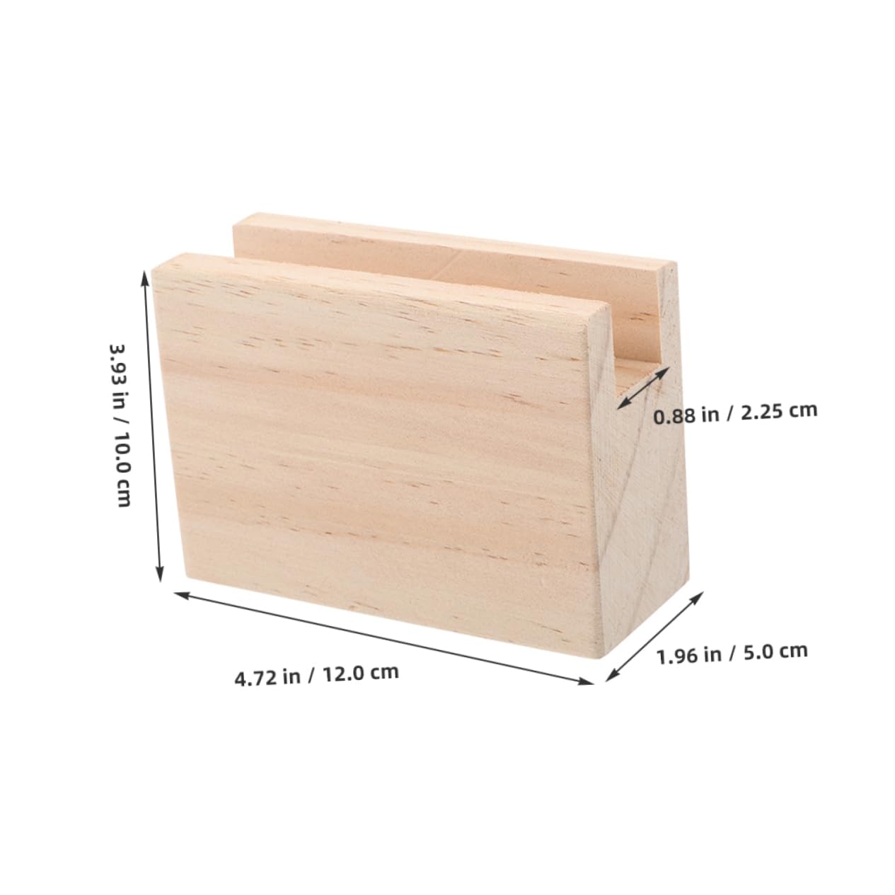 Uonlytech 2pcs Heavy Duty Wooden Bed Risers Anti-Slip Furniture Elevators for Couch Table and Chair Easy Install No Tools Required for and Under-Bed Storage