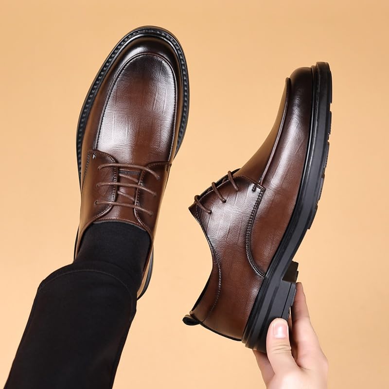 Men's Business Formal Oxford Shoes - Flexible Outsole Design for All-Day Seminars, Business Lectures & Training Sessions2