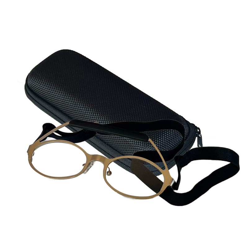EKENDOCOM Kendo Glasses, Kendo Spectacle, Titinum frame, for shortsighted kendoka, without precripition. Eye protectors, Silver