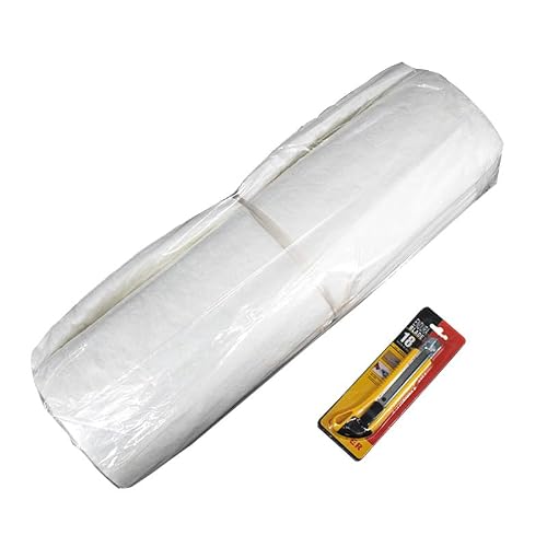 Kaowool Ceramic Fiber Insulation, 1\" Thick x 24\" x 48\", 2400F Fireproof Insulation Blanket, Applicable to Furnace, forging, kiln and Stove