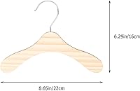 Vista 2 de Accesorios para gatos, perchas doradas, paquete de 10 perchas para ropa para perros, perchas de madera para disfraces de mascotas, perchas