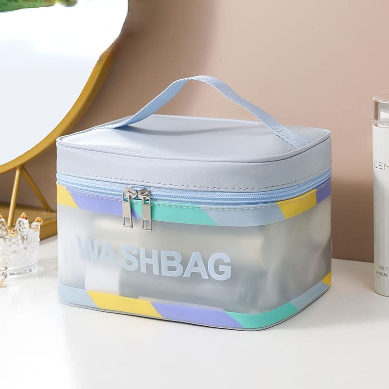 Miniatura 2 de LEJN Neceser Bolsa de viaje Bolsa de maquillaje resistente al agua Bolsa de cosméticos Organizador de viaje Contenedor de tamaño completo Artículos