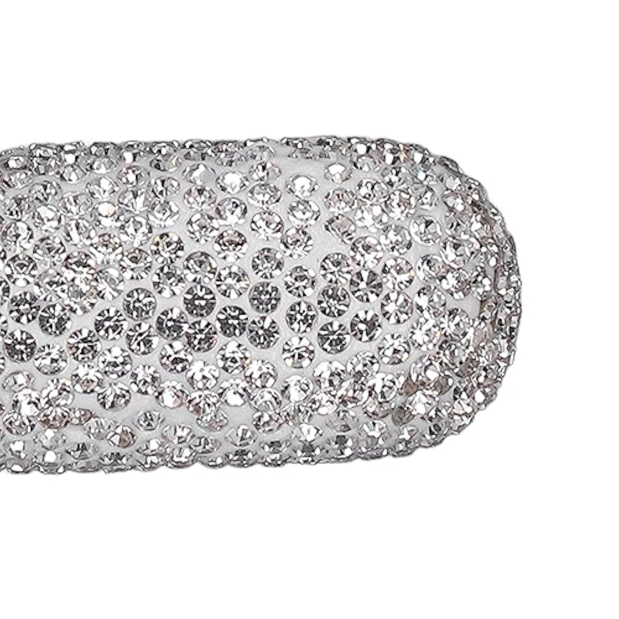 Delicate Keyring Rhinestone Medicine Bottle Storage for Travel