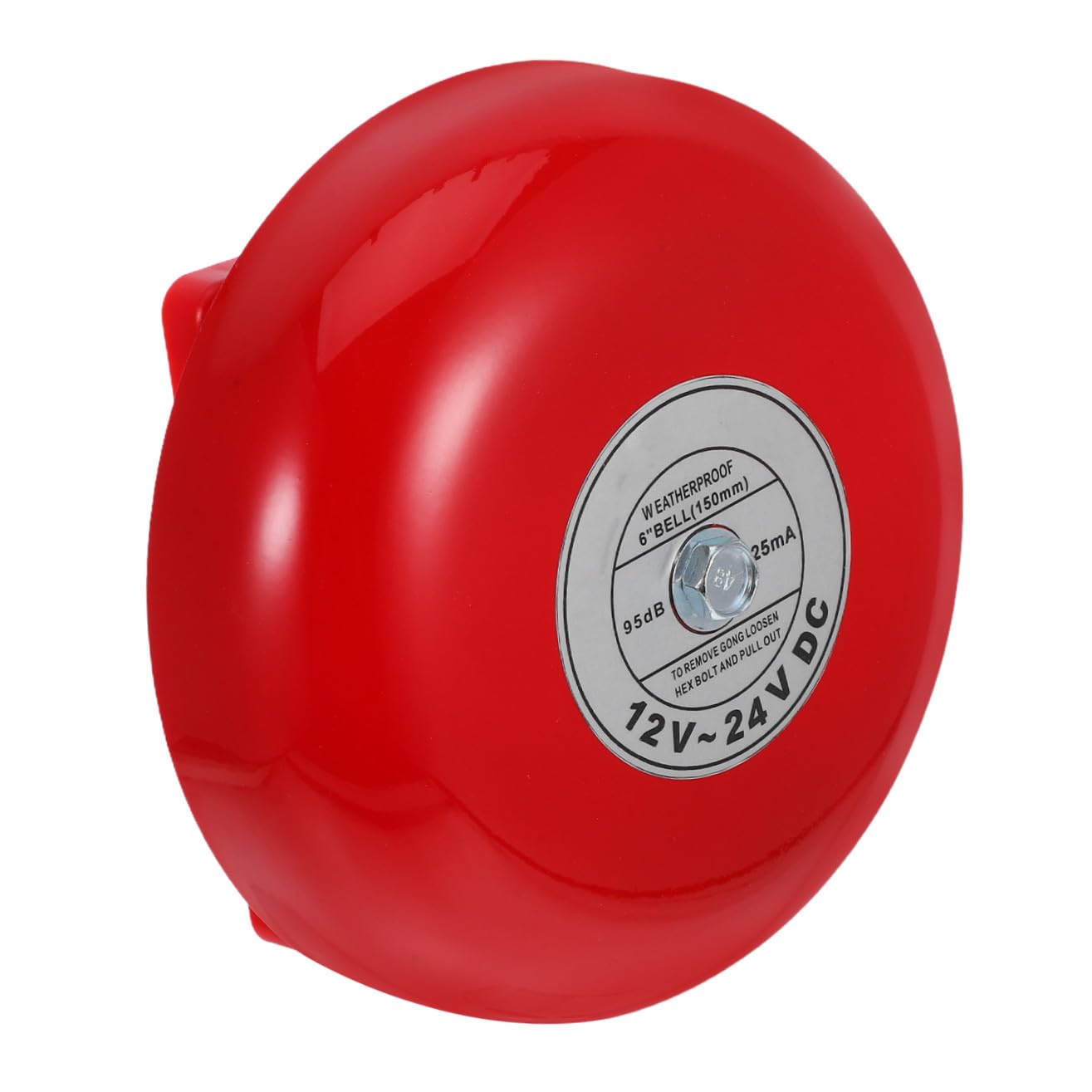 Sonnette D’Ascenseur Rouge en Plastique, Alarme Électrique Étanche | Installation Simple, Volume Élevé, Fiabilité Élevée, Usage Industriel et Scolaire