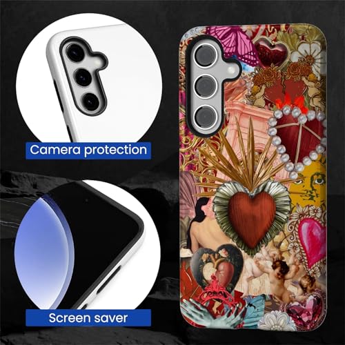 Coque Samsung S23 FE esthétique collage preppy finition rigide premium - 4