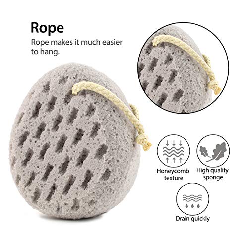 Baimei Bath Sponge, Sponge Loofah Body Scrubber, Shower Pouf Cleaning Loofahs Sponge, Shower Use Sponge (2Pcs) #TOP5