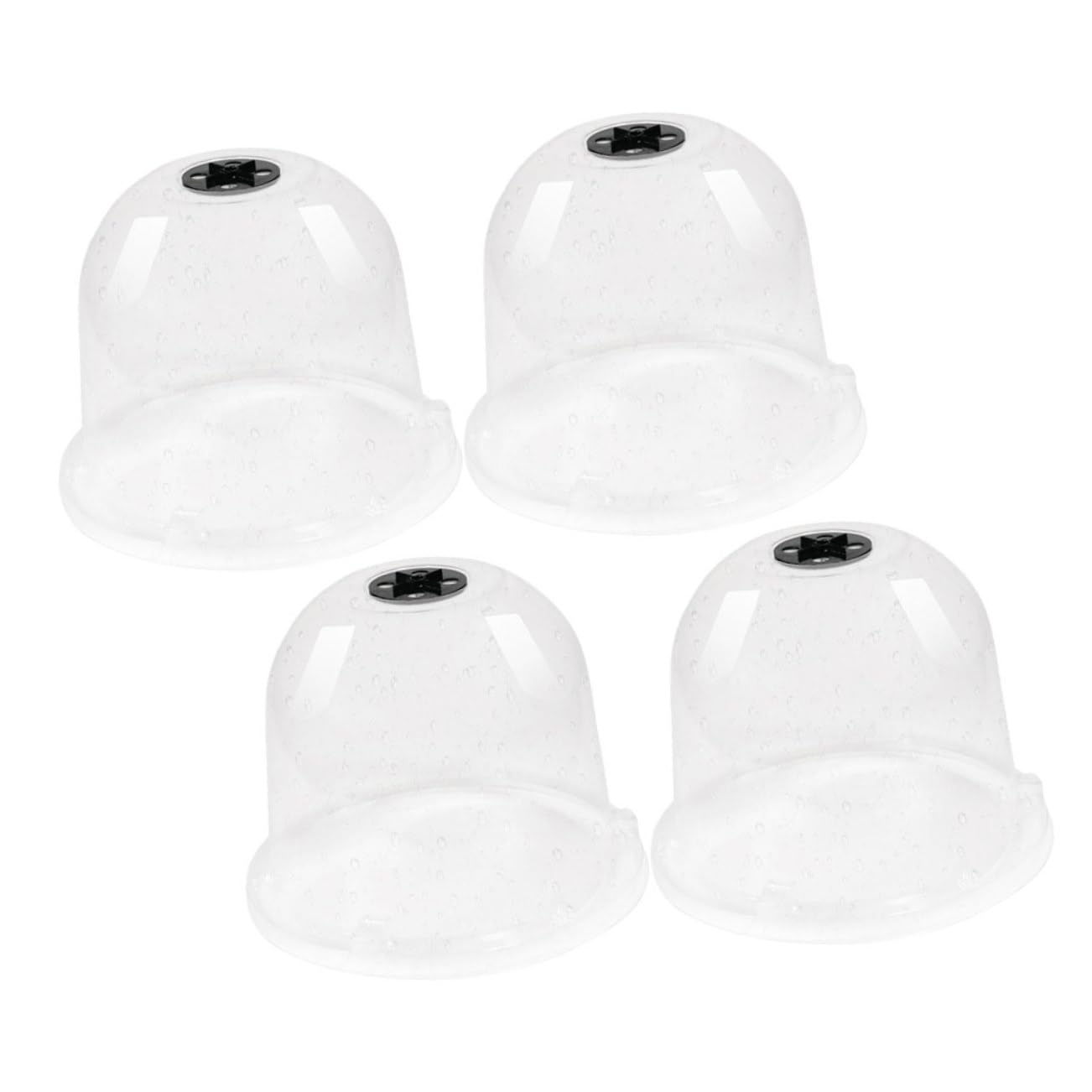 Gogogmee Garden Cloche Plant Cover 4pcs Heavy Duty Plant Dome Airflow Control Frost Resistance