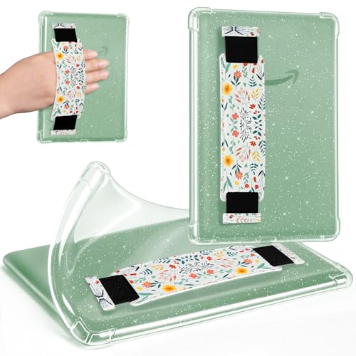 Image of CoBak Case for 6 inch E-Reader (2024 & 2022, 11th Gen) - Ultra-Slim Soft TPU Transparent Cover Lightweight & Durable Protector,Flower