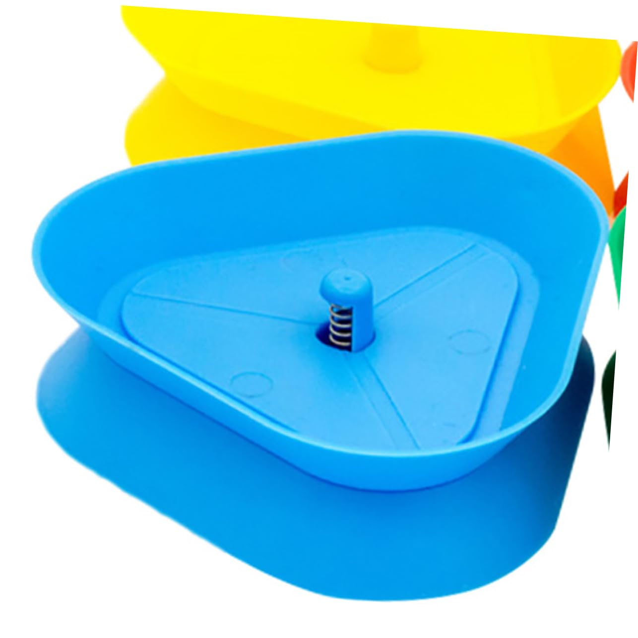 ifundom 12 Pack Poker Card Stands Triangle Shape Hands-Free Card Holders for Poker Plastic Wide Base Great for