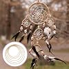 12 Pack Wooden Floral Hoops for Crafts, Wreath Rings in 6 Sizes (5, 6, 7, 8, 9, 10 Inch) - Macrame Rings for Wedding Wreath Decor and Wall Hanging #5
