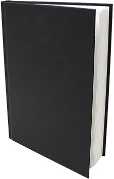 Artway Studio Casebound A5 Sketchbook Portrait - 92 Sides/46 Pages of 170gsm Cartridge Paper Black Hardback Sketchbook