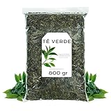 Te Verde Gunpowder 800 g - Te Verde para Adelgazar - Te a Granel - Infusión de Hierbas - Propiedades Naturales (800 gr, Té Verde Gunpowder)