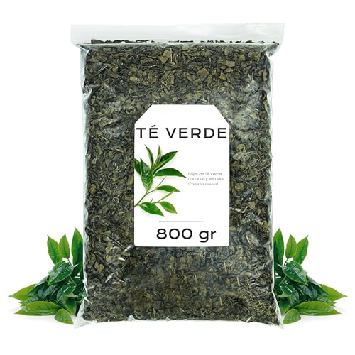 Imagen de Te Verde Gunpowder 800 g Te Verde para Adelgazar Te a Granel Infusión de Hierbas Propiedades Naturales