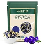VAHDAM, Butterfly Pea Flower Tea (1.76oz) 100+ Cups | Delicate & Earthy | Vacuum Sealed for Freshness | Butterfly Pea Flower Loose Leaf | Brew Iced Tea, Cooking, Mocktails & Cocktails