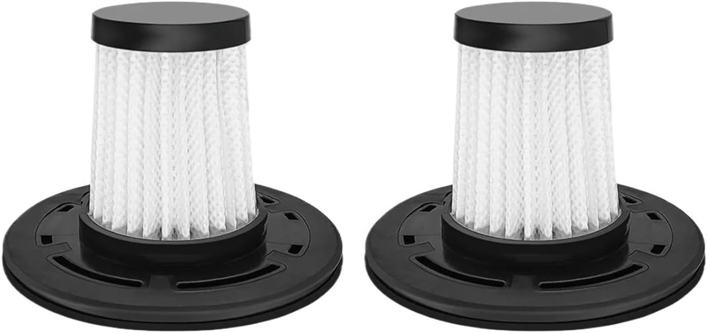 Cordless Vacuum Cleaner Filter Element Wet-Dry Cleaning Handheld Washable Accessories Replacement(2pcs)