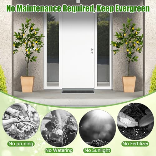 Goplus Artificial Lemon Tree, 48
