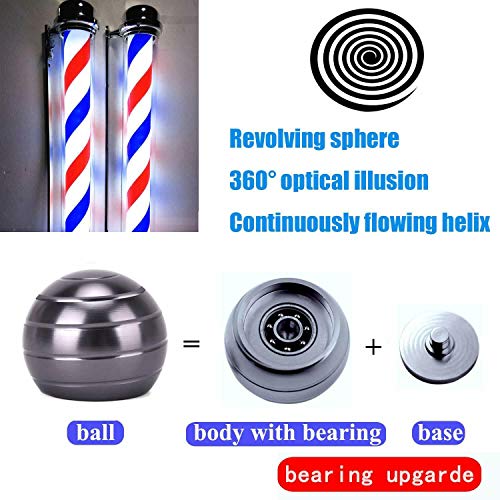 BeautyChen Kinetic Desk Toy for Adults Office Stress Relief with Full Body Optical Illusion Stress Anxiety Relief Metal Ball for Kids and Adults 2.1" Size(Rose Gold) - Thumbnail 7