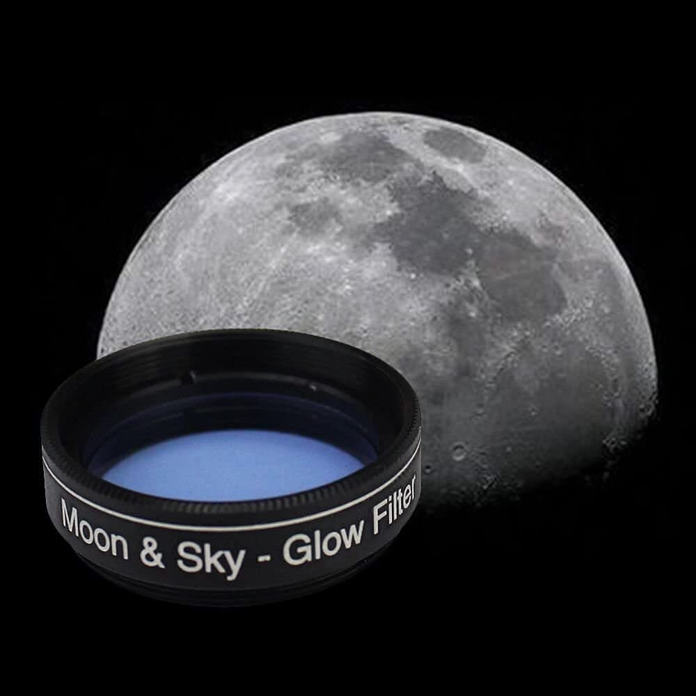 SOLOMARK Filtre lunaire T2X Barlow Kit pour oculaires télescopiques, filtre lunaire aide à voir la lune plus clairement.