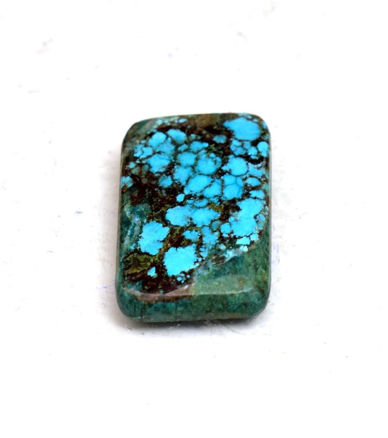 Turquoise naturelle rectangulaire pour créer votre collier d'été en DIY - 3