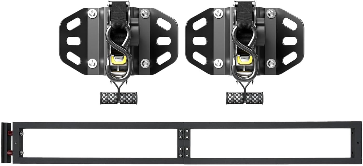 Retractable Ratchet Straps Compatible with 2024-2026 Ford F150 Truck Bed Divider Replacement for 2024-2026 Ford F150 Accessories