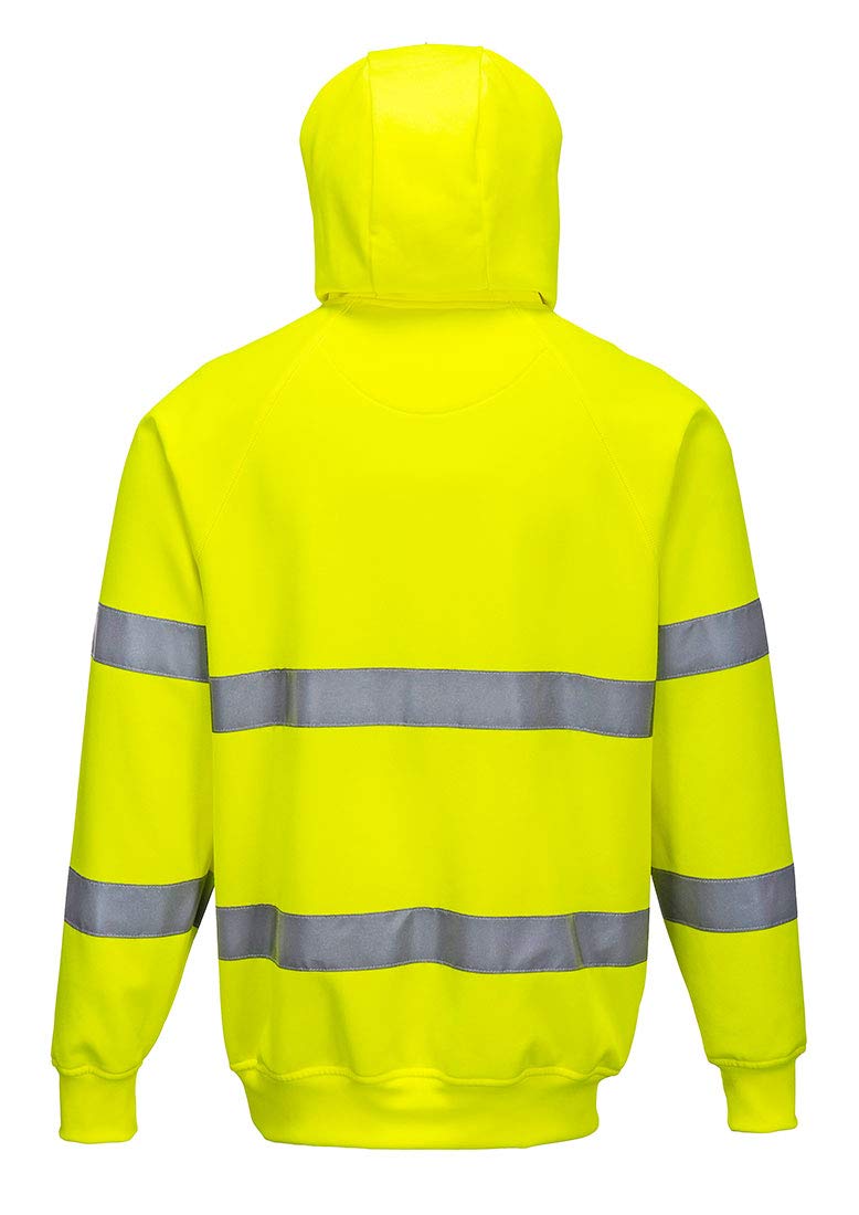 Portwest - Hi-vis hooded sweatshirt (B304) - Yellow - M
