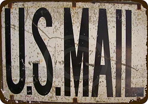 Custom Kraze US Mail Vintage Look Reproduction Metal Sign 8 x 12
