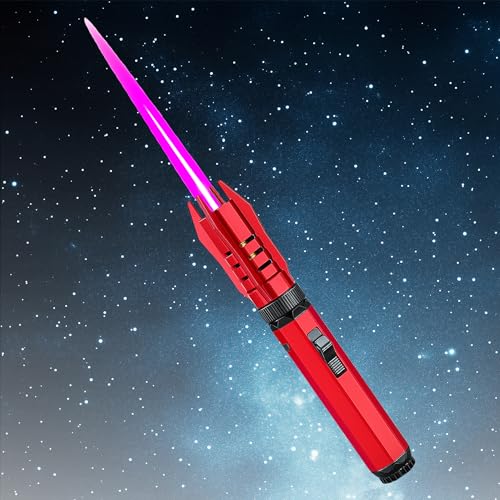 Encendedor de soplete recargable rojo miniatura 1