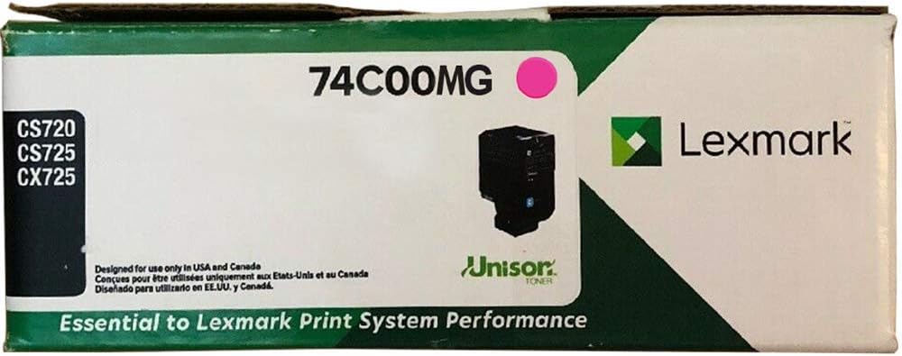 Lexmark Black Return Program Toner Cartridge for US Government, 3000 Yield (74C00KG)