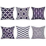 Hochwertiges Material: Der Stoff der Kissenbezüge ist pflegeleicht, robust und strapazierfähig. Außerdem haben die Kissenhülle eine hohe Formbeständigkeit und der Stoff knittert kaum.