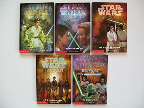 Star Wars Jedi Quest (Set of 5) Way of the Apprentice; Trail of the Jedi; Master of Disguise ~to~ Shadow Trap