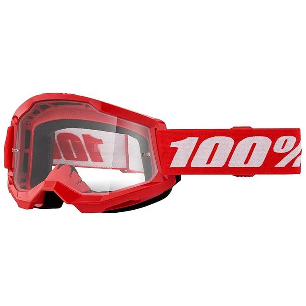 100% STRATA 2 Goggles - Sports Goggles for Motocross &amp; Mountain Biking - Eyewear for Bike Riders - Motocross Eyewear for Men