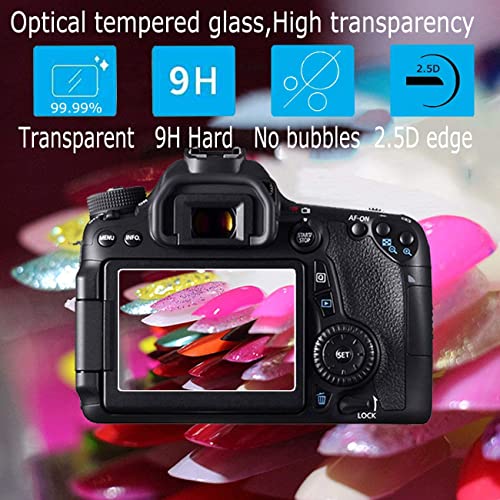 Image of M.G.R.J Tempered Glass Screen Protector for Panasonic Lumix FZ80 4K Digital Camera