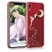 Produktbild kwmobile Hülle kompatibel mit Apple iPhone XR - Handyhülle Silikon Case - Fee Glitzer Rosegold Transparent